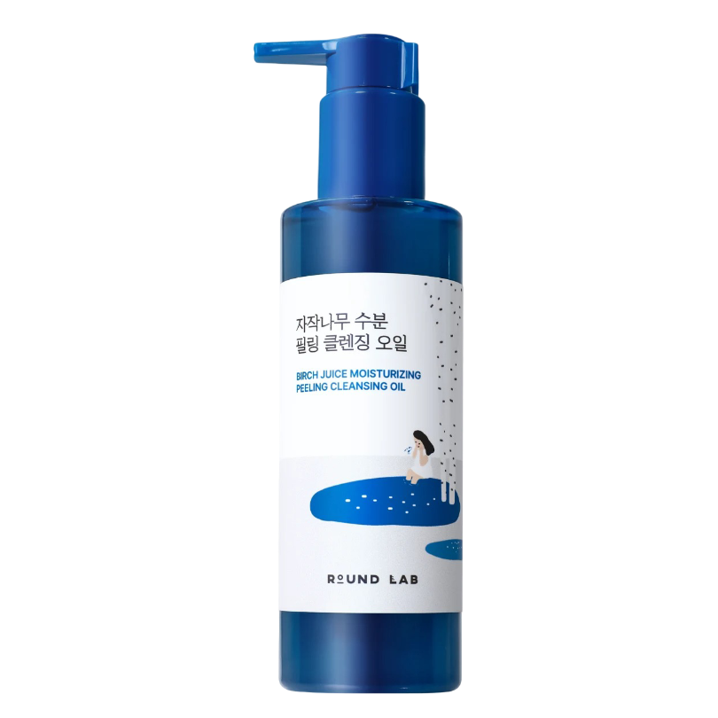 ROUND LAB BIRCH JUICE MOISTURIZING PEELING CLEANSING OIL ГИДРОФИЛЬНОЕ МАСЛО ПИЛИНГ 